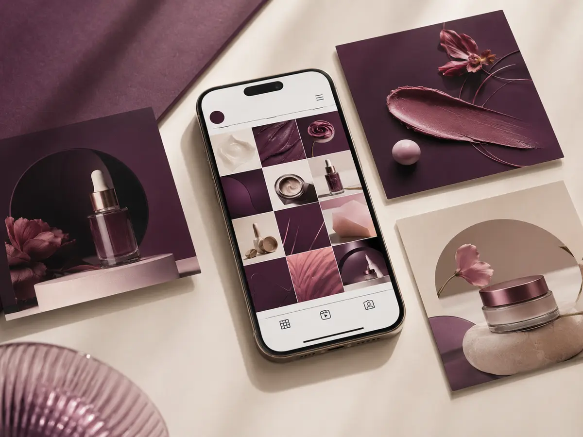 Projeto conceito de conteúdo e redes sociais para Luméa Beauty